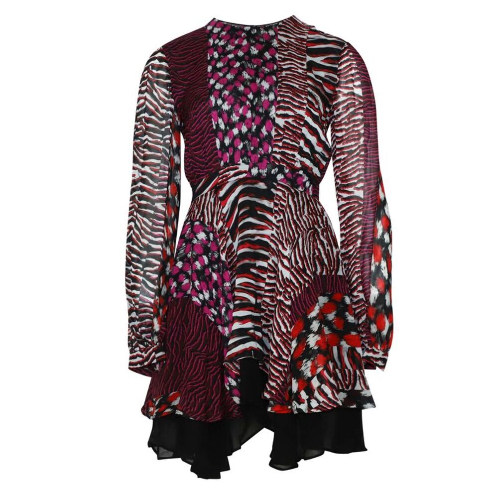 Just Cavalli Sheath Dress in Multicolor Viscose